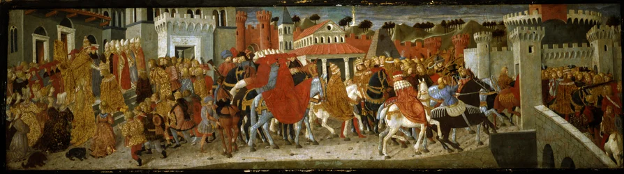 Scenes from the Coronation of the Emperor Frederick III in Rome